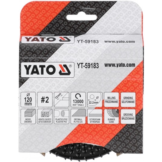 FREZ TARNIK PEŁNY WYPUKŁY 120X12 NR2 -zdjęcie numer 4