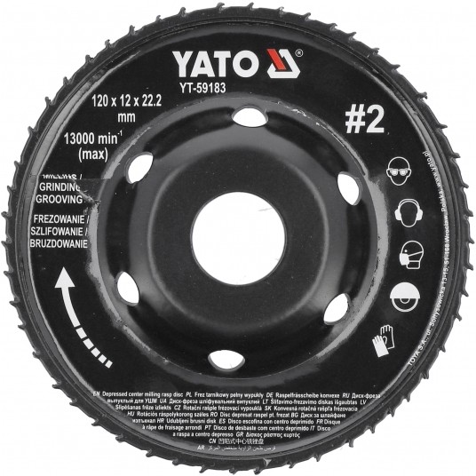 FREZ TARNIK PEŁNY WYPUKŁY 120X12 NR2 -zdjęcie numer 1