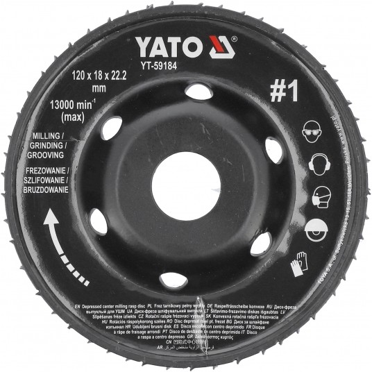 FREZ TARNIK PEŁNY WYPUKŁY 120X18 NR1 -zdjęcie numer 1