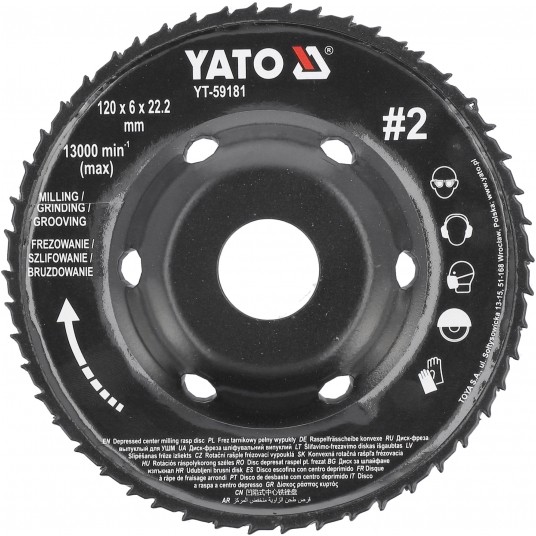 FREZ TARNIK PEŁNY WYPUKŁY 120X6 NR2 -zdjęcie numer 1