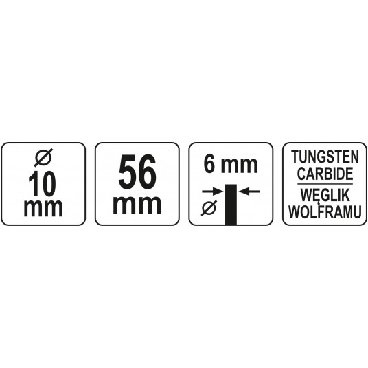 FREZ TRZPIE WALCOWY ZAOKRĄGLONY PREMIUM -zdjęcie numer 4