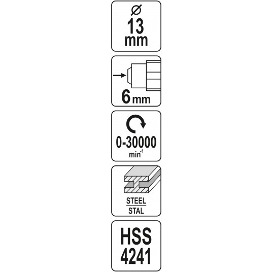 FREZ TRZPIENIOWY GRUSZKOWY HSS -zdjęcie numer 4
