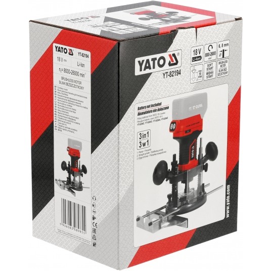 FREZARKA BEZSZCZOTKOWA 18V 3W1 - BODY -zdjęcie numer 2