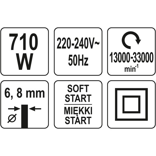 FREZARKA KRAWĘDZIOWA 710W + AKCESORIA -zdjęcie numer 8