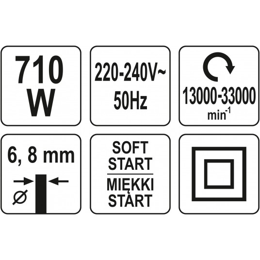 FREZARKA KRAWĘDZIOWA 710W + AKCESORIA -zdjęcie numer 8