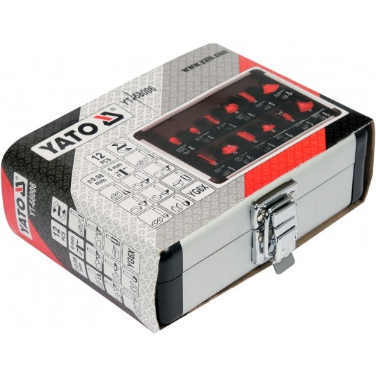 FREZY DO DREWNA TRZPIEŃ FI 6MM, 12 SZT. -zdjęcie numer 2