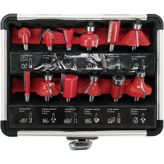 FREZY DO DREWNA TRZPIEŃ FI 6MM, 12 SZT. -zdjęcie numer 1