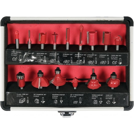 FREZY DO DREWNA TRZPIEŃ FI 6MM, 15 SZT. -zdjęcie numer 1