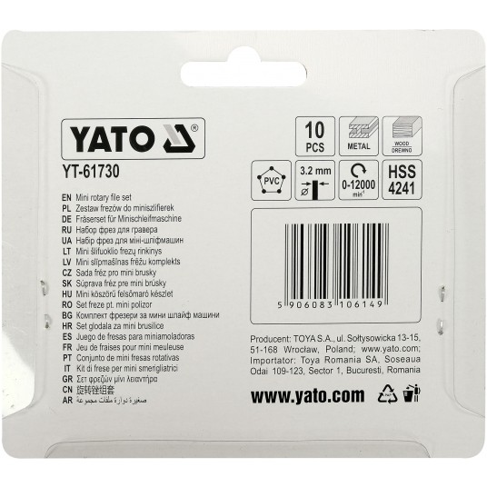 FREZY DO MINI SZLIFIEREK 10SZT -zdjęcie numer 4