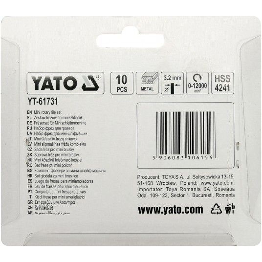 FREZY DO MINI SZLIFIEREK 10SZT -zdjęcie numer 3