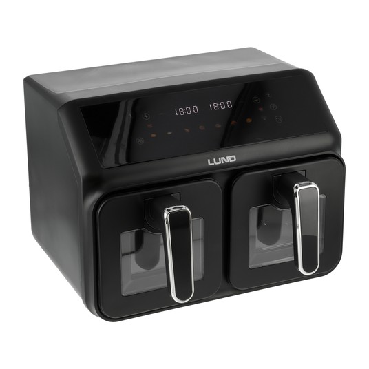 FRYTKOWNICA BEZTŁ. 2200W 4L+4L CZARNA -zdjęcie numer 4