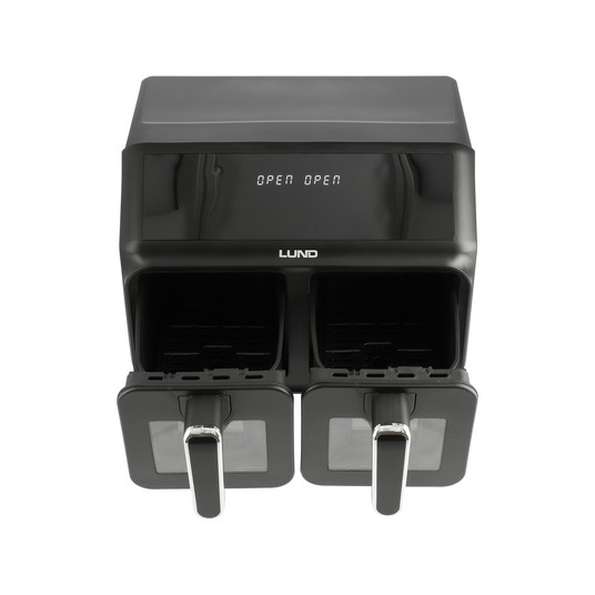 FRYTKOWNICA BEZTŁ. 2200W 4L+4L CZARNA -zdjęcie numer 7
