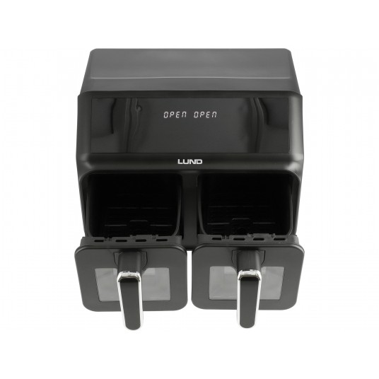 FRYTKOWNICA BEZTŁ. 2200W 4L+4L CZARNA -zdjęcie numer 7