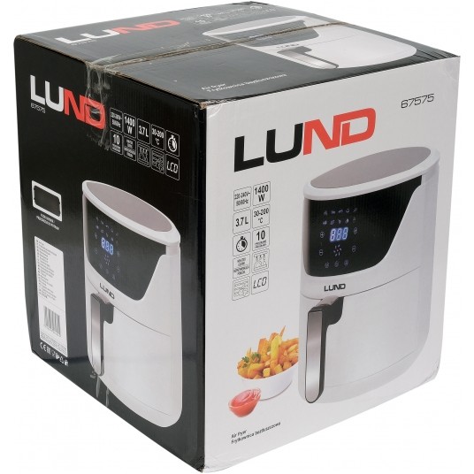 FRYTKOWNICA BEZTŁ. 3,7L 1400W LED, BIAŁA -zdjęcie numer 9