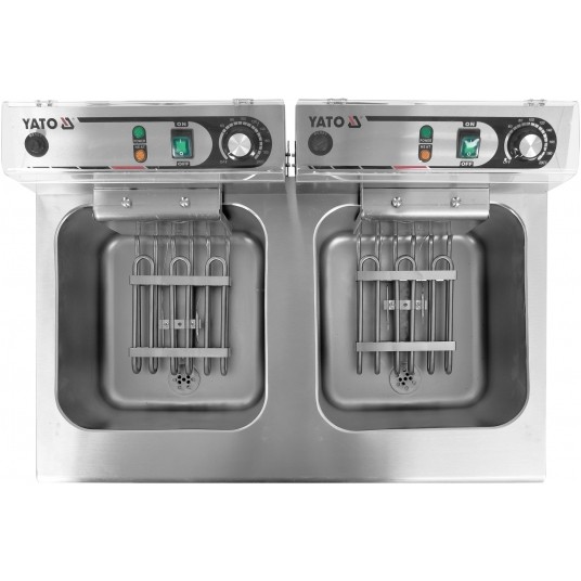 FRYTOWNICA DWUKOMOROWA 2x11,5L Z SZAFKĄ -zdjęcie numer 6