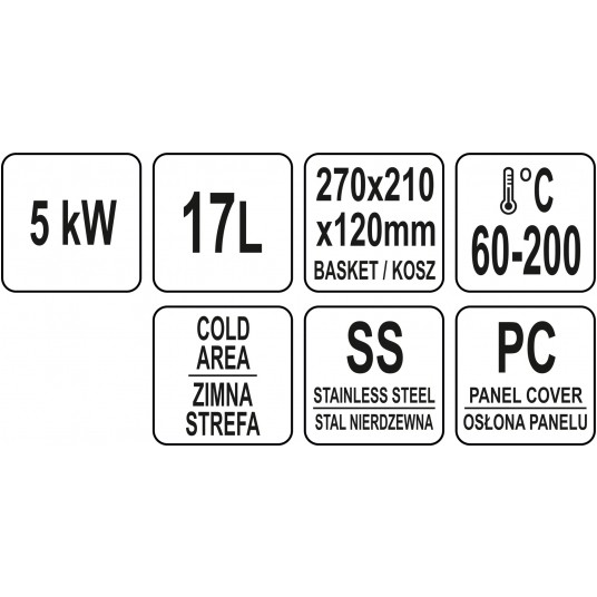 FRYTOWNICA POJEDYNCZA 11L -zdjęcie numer 8
