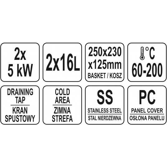 FRYTOWNICA Z ZAWOREM 2X12L -zdjęcie numer 5