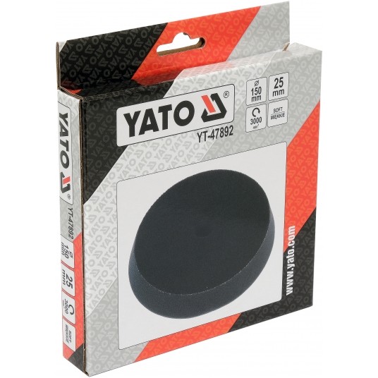 GĄBKA POLERSKA NA RZEP 130x150X25MM MIĘK -zdjęcie numer 4