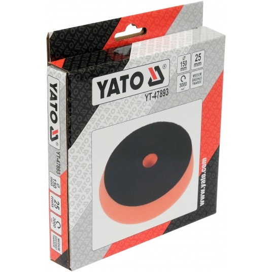 GĄBKA POLERSKA NA RZEP 130x150X25MM, ŚRE -zdjęcie numer 4