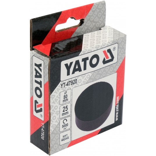 GĄBKA POLERSKA NA RZEP 80X25MM, MIĘKKA -zdjęcie numer 4