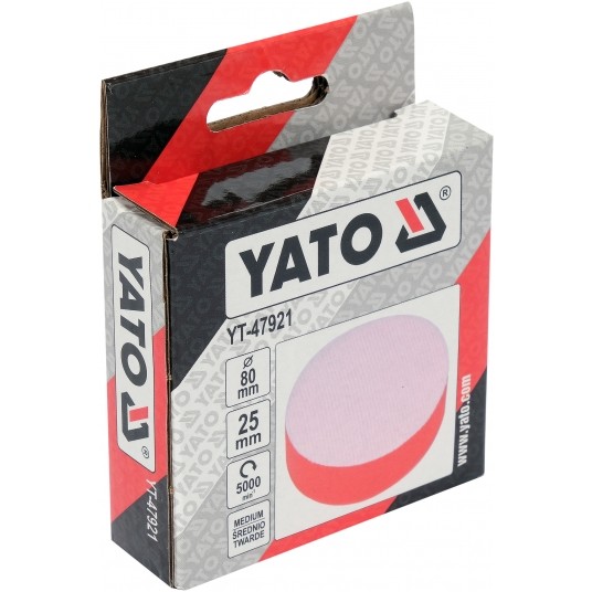 GĄBKA POLERSKA NA RZEP 80X25MM, ŚREDNIA -zdjęcie numer 4