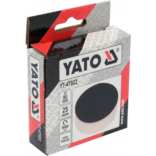 GĄBKA POLERSKA NA RZEP 80X25MM, TWARDA -zdjęcie numer 4