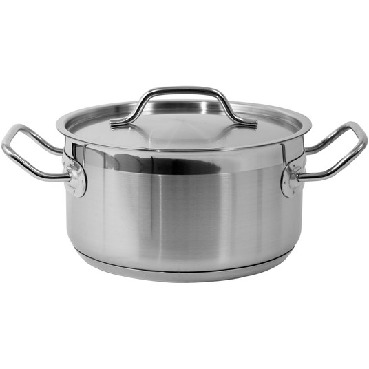 GARNEK NISKI Z POKRYWKĄ SS 20x10,5 3,3L -zdjęcie numer 1