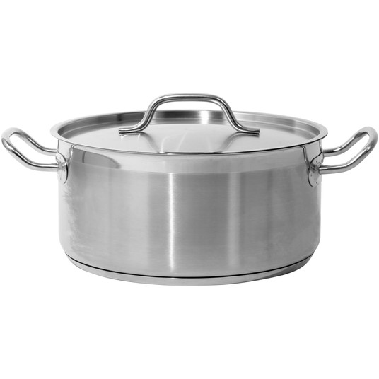 GARNEK NISKI Z POKRYWKĄ SS 28x13 8L -zdjęcie numer 1
