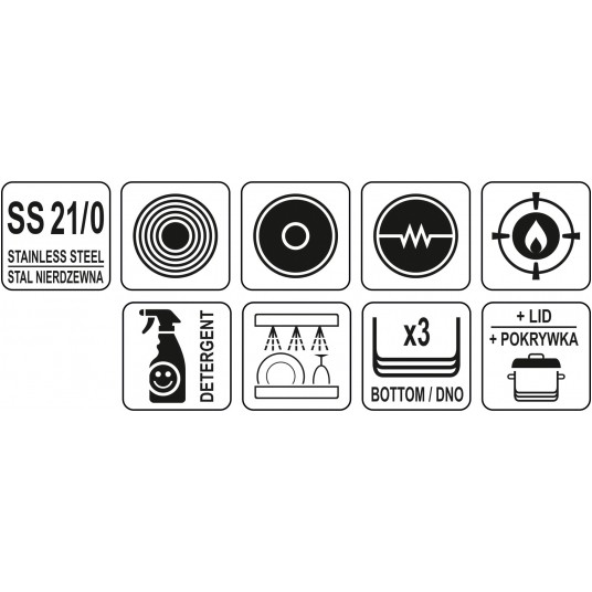 GARNEK WYSOKI Z POKRYWKĄ SS 16x12 2,4L -zdjęcie numer 4