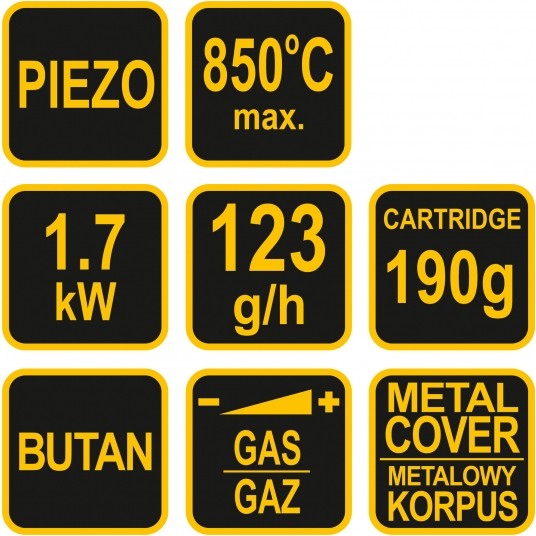 GAZOWA LAMPA LUTOWNICZA 360 Z PIEZO -zdjęcie numer 5