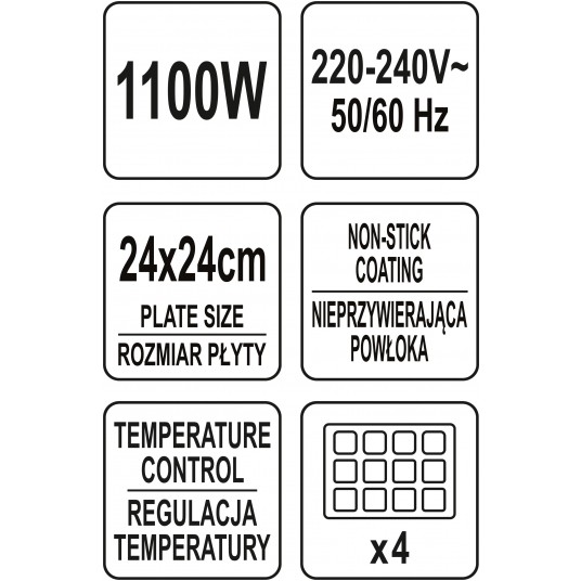 GOFROWNICA 1100W, 4 GOFRY -zdjęcie numer 8