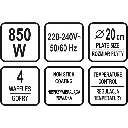 GOFROWNICA 850W OKRĄGŁA -zdjęcie numer 9