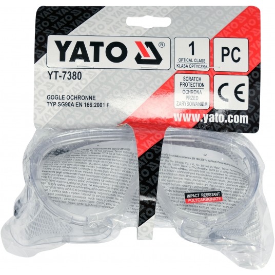 GOGLE OCHRONNE BEZBARWNE -zdjęcie numer 1