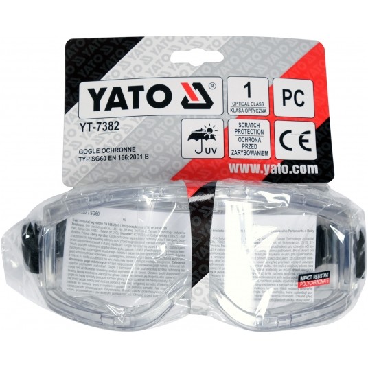 GOGLE OCHRONNE BEZBARWNE TYP SG-60 -zdjęcie numer 2