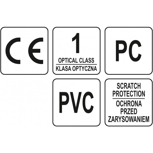 GOGLE OCHRONNE Z WYWIETRZ. CZARNA RAMA -zdjęcie numer 6