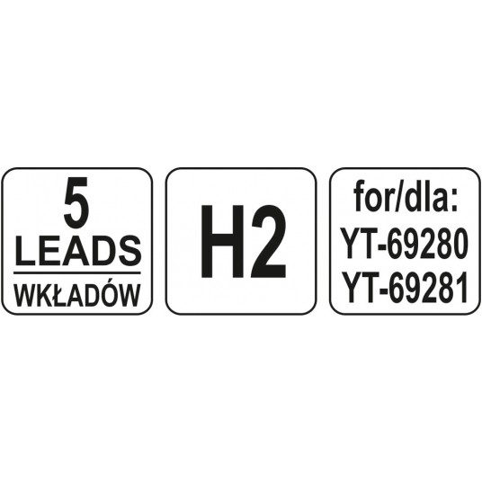 GRAFIT H2 /5 SZT/ -zdjęcie numer 2