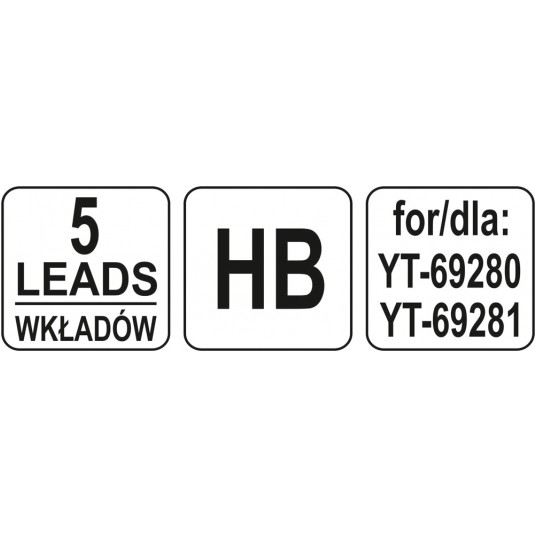 GRAFIT HB /5 SZT/ -zdjęcie numer 2