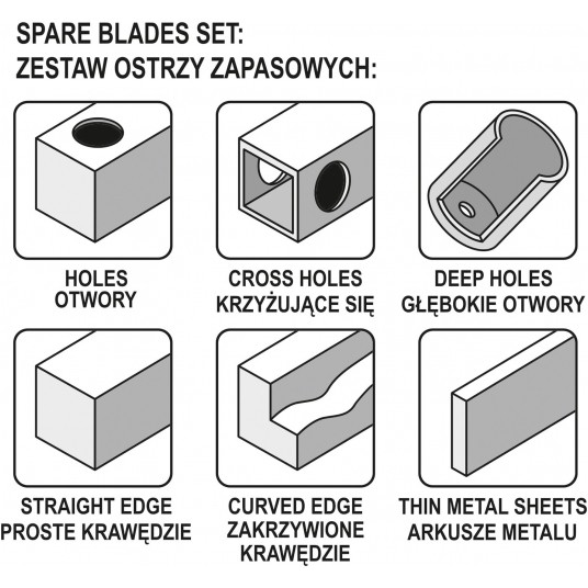 GRATOWNIK + 5 OSTRZY ZAPASOWYCH -zdjęcie numer 6