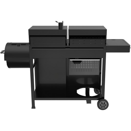 GRILL 4W1, GAZ.+WĘGL.+WĘDZARNIA, 8,5KW -zdjęcie numer 11