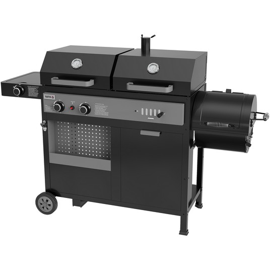 GRILL 4W1, GAZ.+WĘGL.+WĘDZARNIA, 8,5KW -zdjęcie numer 9