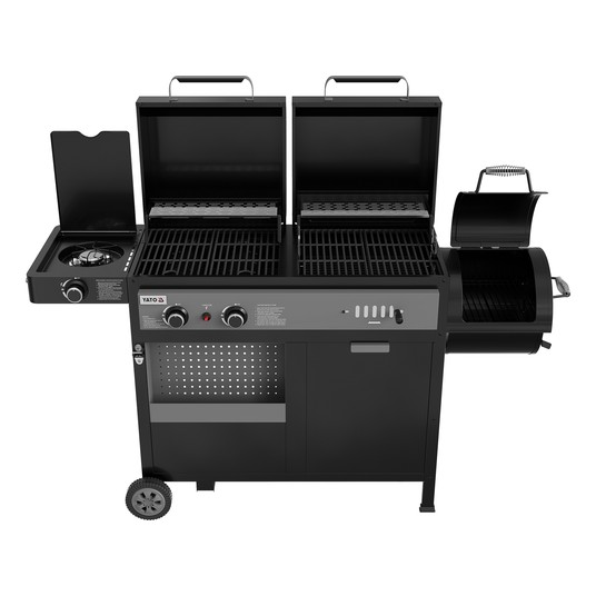 GRILL 4W1, GAZ.+WĘGL.+WĘDZARNIA, 8,5KW -zdjęcie numer 10