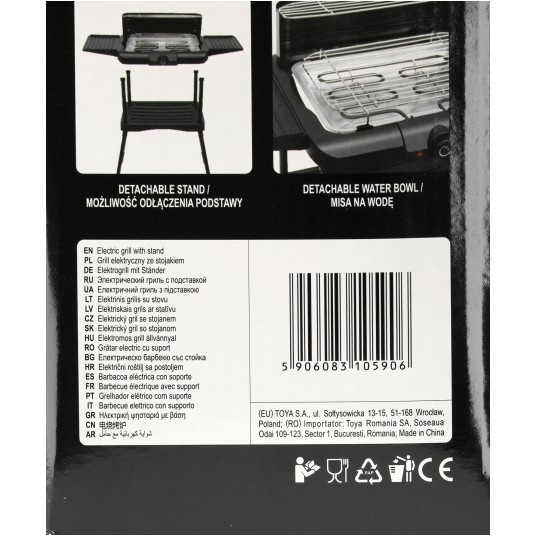 GRILL EL. STOJĄCY 2000W 36 X 22,5CM -zdjęcie numer 13