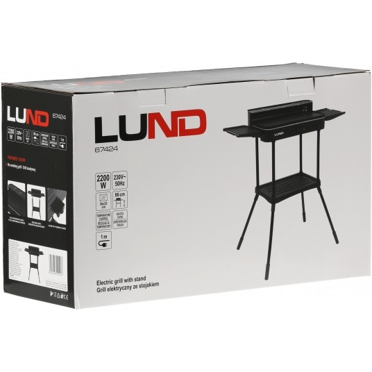 GRILL EL., STOJĄCY 2200W 50 X 25CM -zdjęcie numer 18