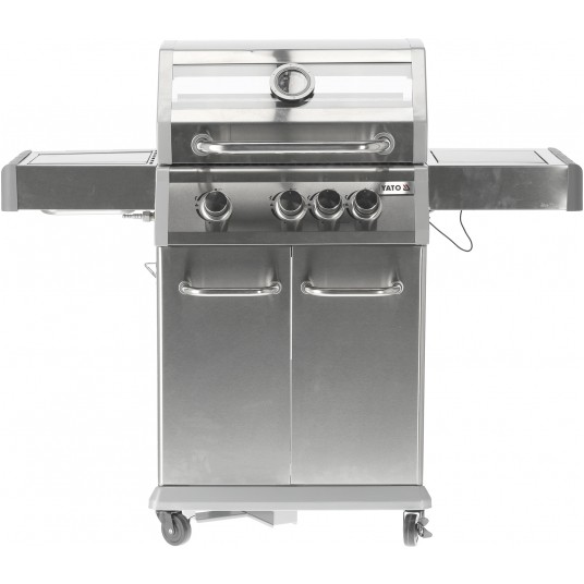 GRILL GAZ. ITAMI 3+1 INOX.11,5KW,Z SZYBĄ -zdjęcie numer 12