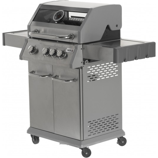 GRILL GAZ. ITAMI 3+1 INOX.11,5KW,Z SZYBĄ -zdjęcie numer 17