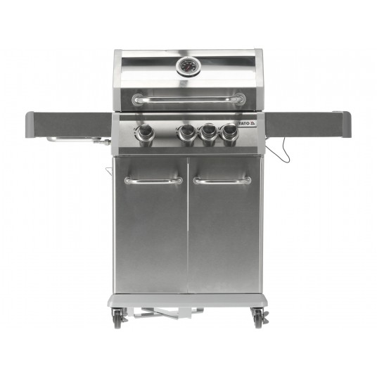 GRILL GAZ. ITAMI 3+1 INOX.11,5KW,Z SZYBĄ -zdjęcie numer 9
