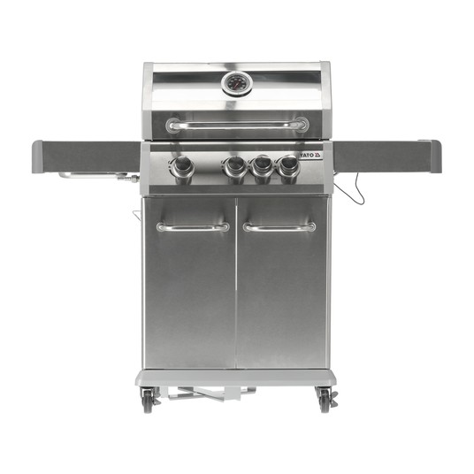 GRILL GAZ. ITAMI 3+1 INOX.11,5KW,Z SZYBĄ -zdjęcie numer 9
