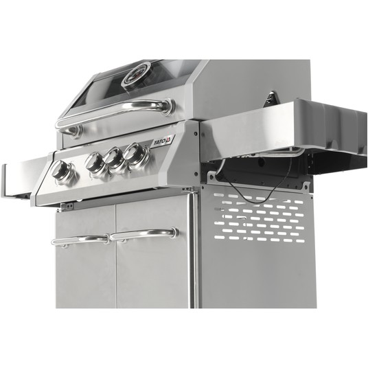 GRILL GAZ. ITAMI 3+1 INOX.11,5KW,Z SZYBĄ -zdjęcie numer 3