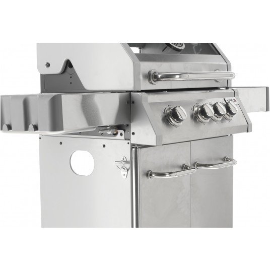 GRILL GAZ. ITAMI 3+1 INOX.11,5KW,Z SZYBĄ -zdjęcie numer 3