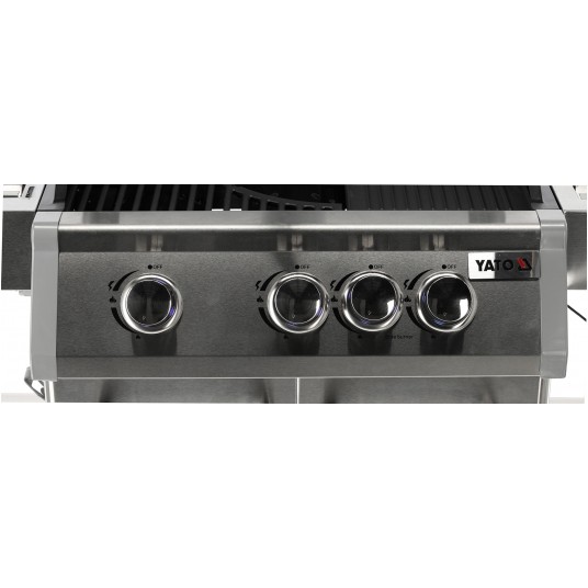 GRILL GAZ. ITAMI 3+1 INOX.11,5KW,Z SZYBĄ -zdjęcie numer 14